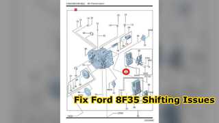 تعمیر بدنه شیر گیربکس فورد 8F35 تعمیر تعویض دنده سخت