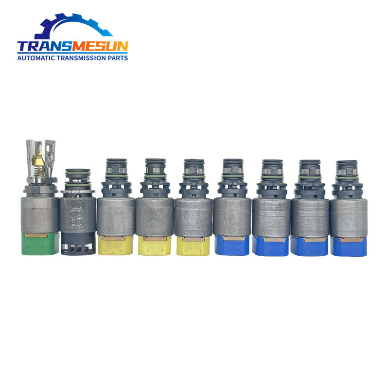 گیربکس اتوماتیک Transmesun در مجموعه ای از 9 کیت تعمیر دریچه سولناید 8HP-50 برای BMW سری 3 F30 از OE 050122 عرضه می شود.