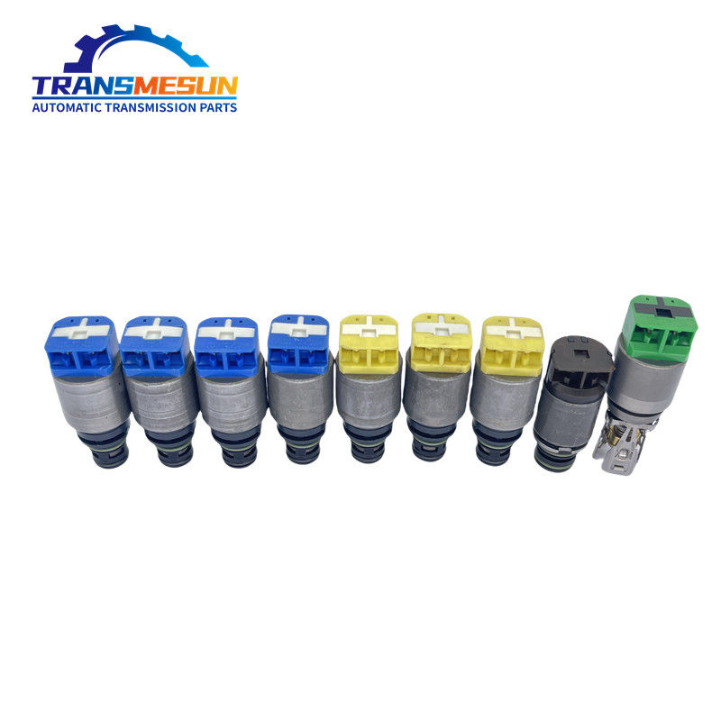 گیربکس اتوماتیک Transmesun در مجموعه ای از 9 کیت تعمیر دریچه سولناید 8HP-50 برای BMW سری 3 F30 از OE 050122 عرضه می شود.