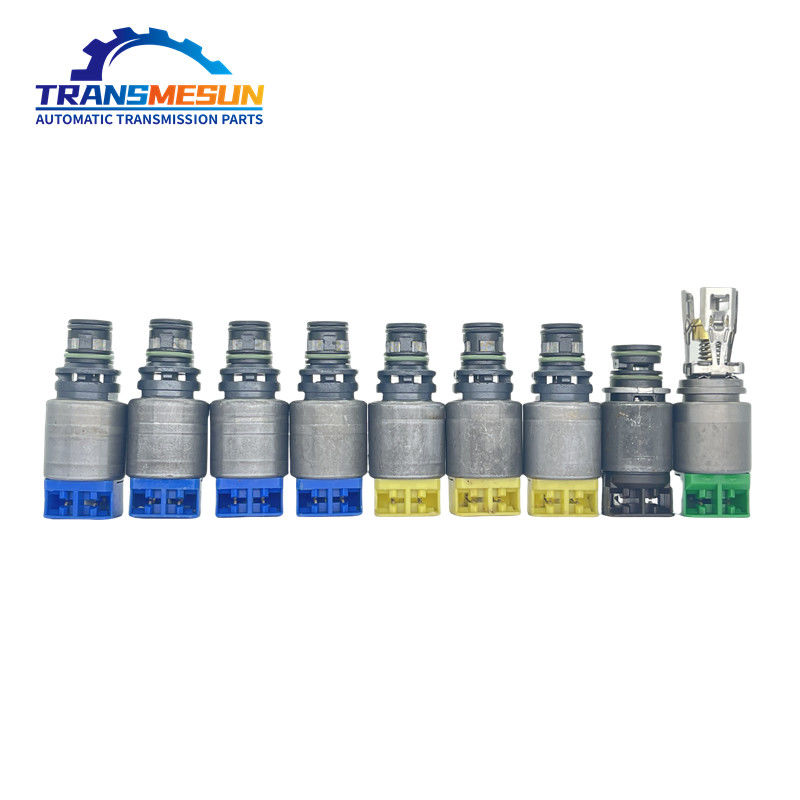 انتقال اتوماتیک ترانسمن به صورت مجموعه ای از 9 قطعه ی تعمیر والف سولنویدی 8HP-50 برای BMW سری 3 F30 از OE 0501221287 عرضه می شود