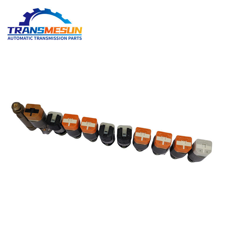 Transmesun Transmission اتوماتیک 9HP-48 کیت تعمیر دریچه سولینوئید 10 مجموعه های انفرادی دریچه سولینوئید برای Land Rover Range Rover Evoque