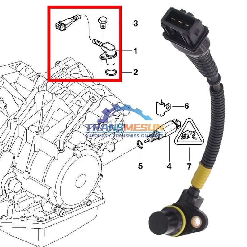 سنسور سرعت انتقال 24357518732 برای مینی کوپر R50 R52 1.6L GACVT16Z